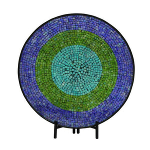 Plato de Mosaico de Metal 50.8 cms Grande - Eugenia's Decoracion y Regalos