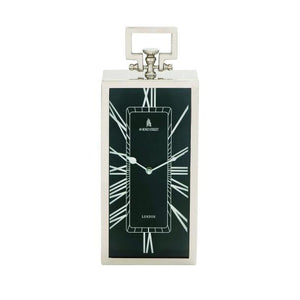 Reloj de Mesa Rectangular de Metal 15.2 X 40.6 cms Vertical - Eugenia's Decoracion y Regalos