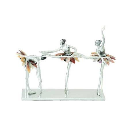 Figuras de Bailarinas Haciendo Estiramientos 33 x 30 cms - Eugenia's Decoracion y Regalos