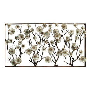 Panel de Pared de Ramas y Flores 1.83 x 1.01 Mts Horizontal - Eugenia's Gifts Accents