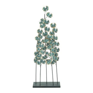 Escultura Floeres Metal 33 cm x 94 cm - Eugenia's Gifts Accents