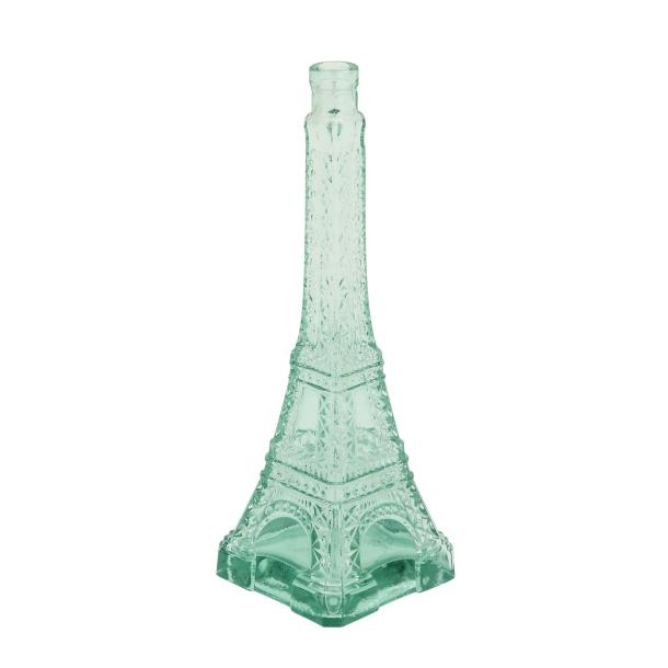 Botella de Torre Eiffel de Vidrio 12.7 cm x 35.6 cm - Eugenia's Gifts Accents