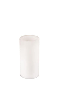 Vela Columna de Cera de LED 3"D x 6"A (7.6 cm D x 10.1 cm A) / plástico - 2 C/Baterías no incluidas. - Eugenia's Gifts Accents