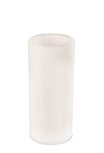 Vela Columna de Cera de LED 4"D x 9"A (10.1 cm D x 22.9 cm A)  / plástico - 2 C/Baterías no incluidas. - Eugenia's Gifts Accents