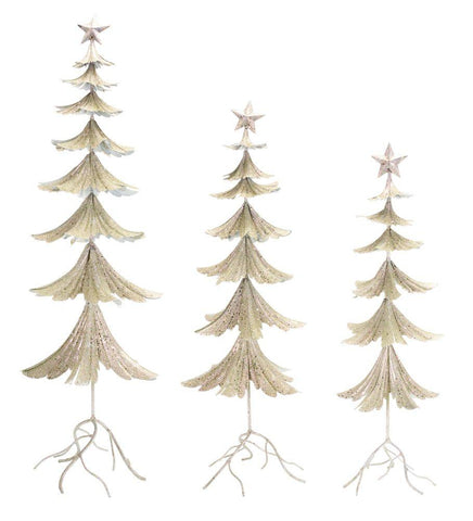 Árbol de Navidad reluciente de Metal - Eugenia's Gifts Accents