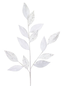 Rama de hojas de laurel brillante 33" (83.8 cm) de poliester y plástico - Eugenia's Decoracion y Regalos