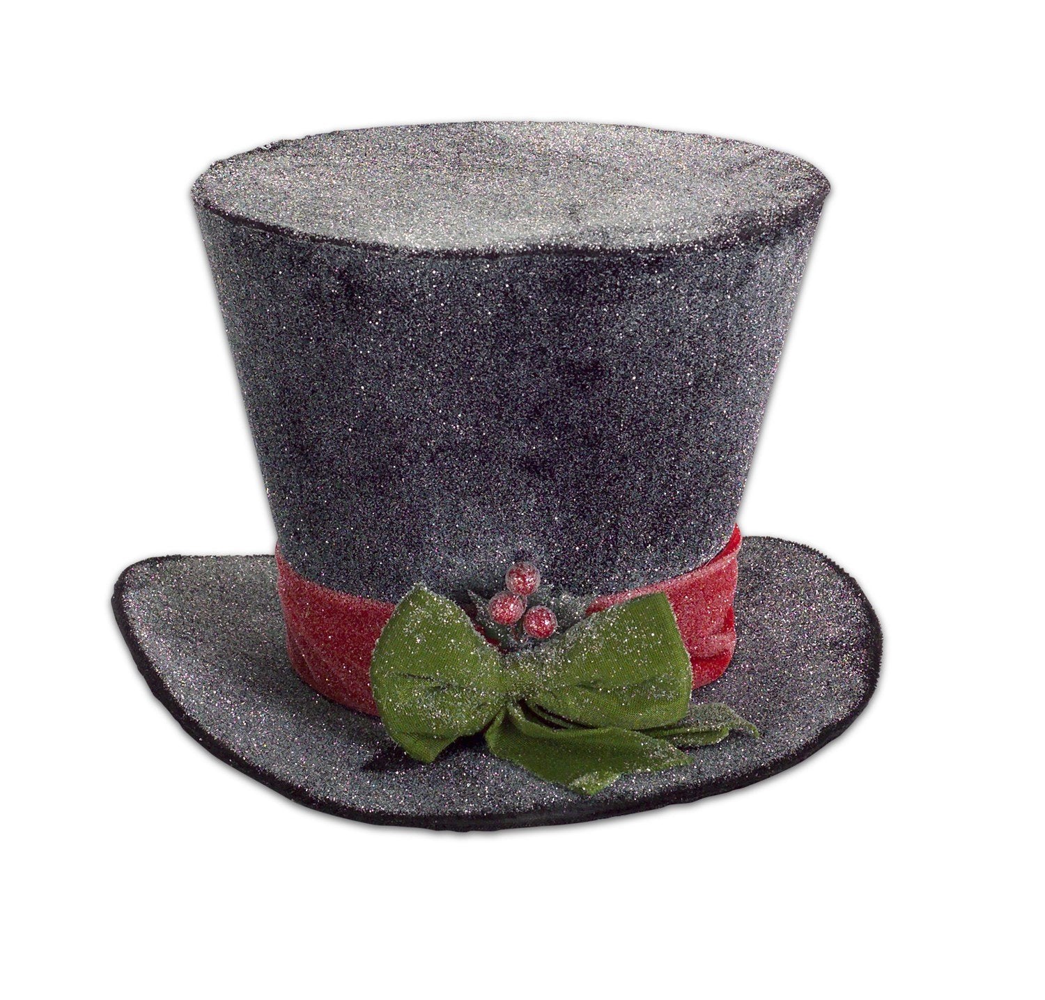 Sombrero Nevado Negro 20.32 cm - Eugenia's Gifts Accents