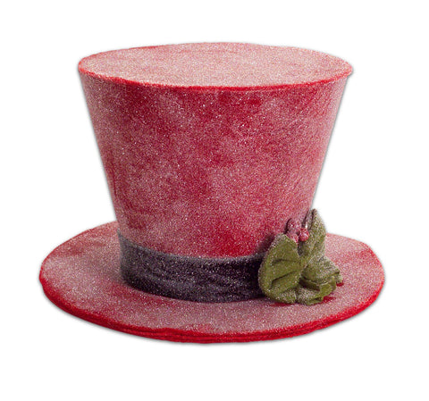 Sombrero Nevado Rojo 20.32 cm - Eugenia's Gifts Accents