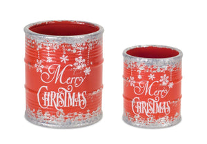Cubetas de Cerámica Feliz Navidad - Eugenia's Gifts Accents