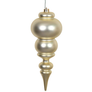 Finial Champagne Matte - Eugenia's Gifts Accents