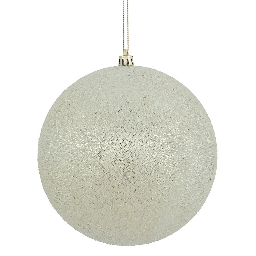 Esfera Champagne Iced Ball Chica 15.24 cm - Eugenia's Gifts Accents