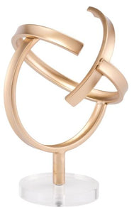 Escultura Doble Rings Gold - Eugenia's Gifts Accents