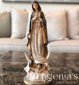 Virgen de Guadalupe Clasica Plata/Oro