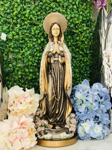 Virgen Rosa Mistica Bulto - Eugenia's Gifts Accents